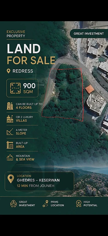Flat land for sale Ghedres