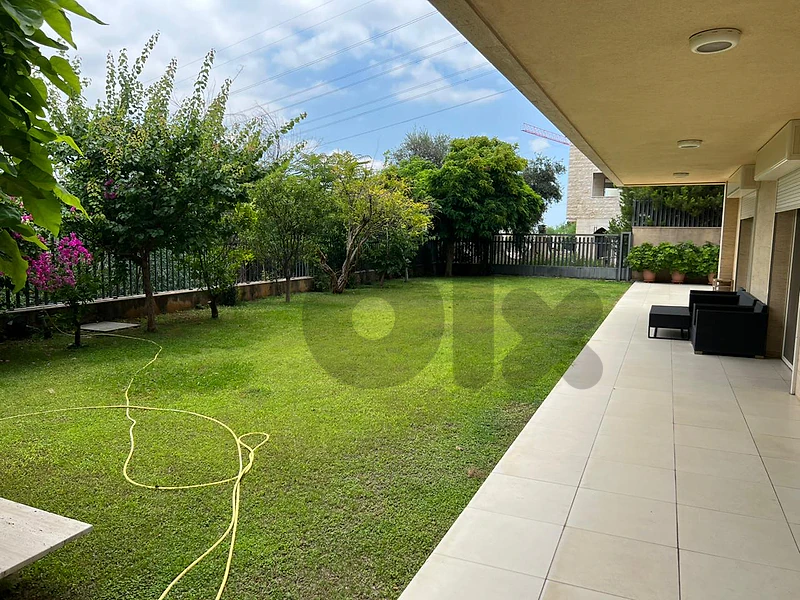 Apartment For Rent in Rabieh with Terrace
