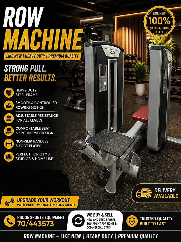 Row machine like new heavy duty very good quality 7$