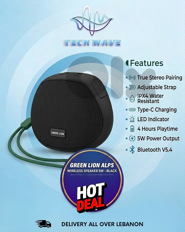 Portable wireless speaker