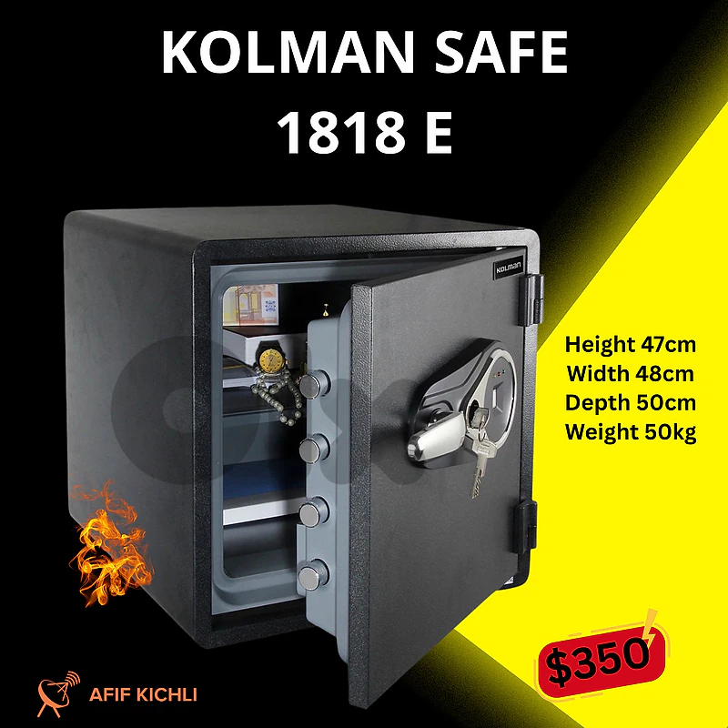 Kolman Safe Box all Sizes