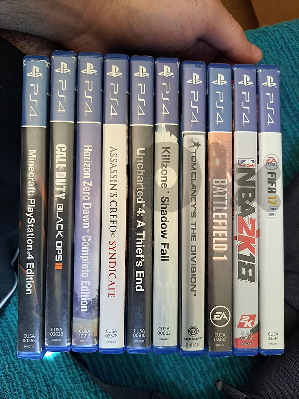 10 PS4 Games for sale