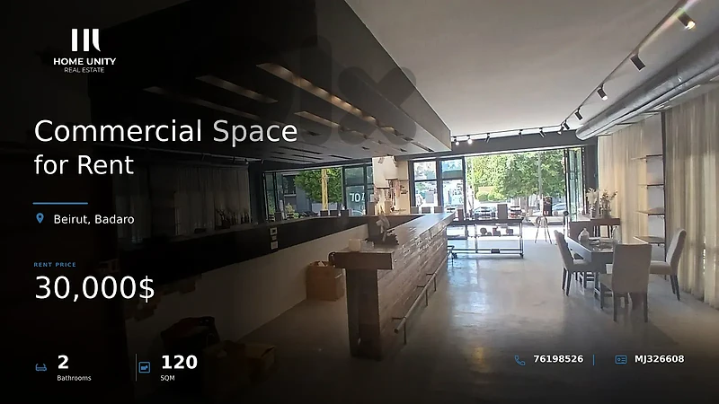 restaurant for rent in Badaro, Beirut , prime location