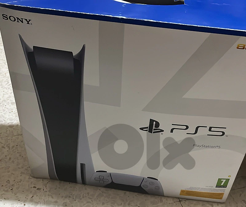 مكنة ps5 كتير نضيفة مستعملة لشهر واحد disk edition