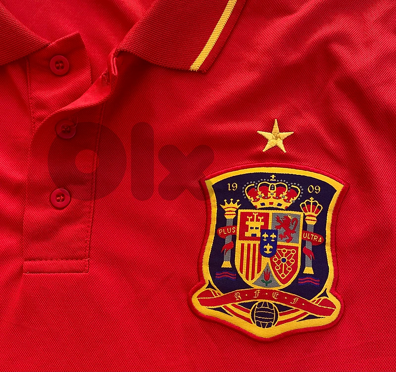 Official Spain Fifa World Cup Champions Red Polo