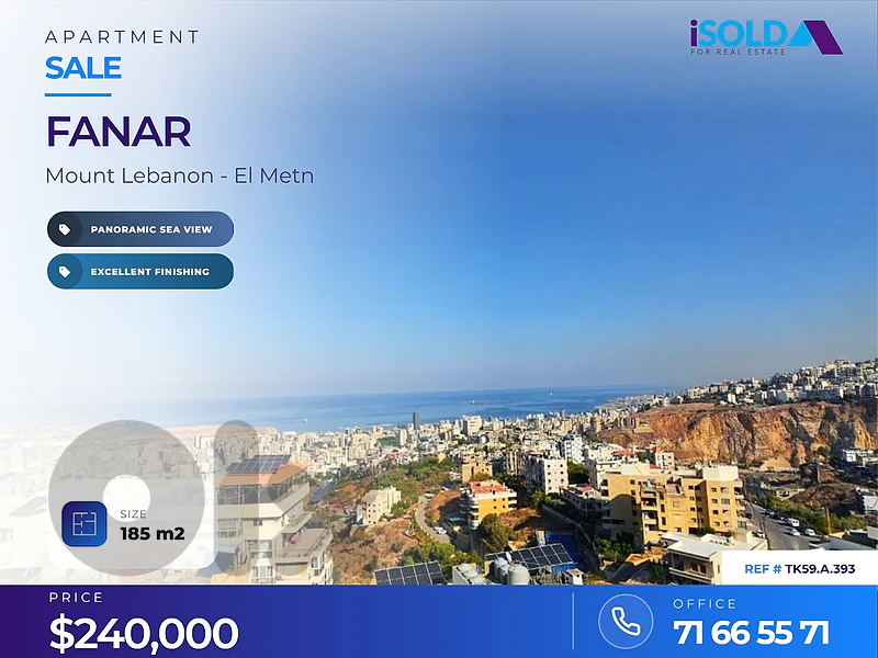 3 Master bedrooms duplex 4 sale in FANAR + Terrace - شقة للبيع في فنار