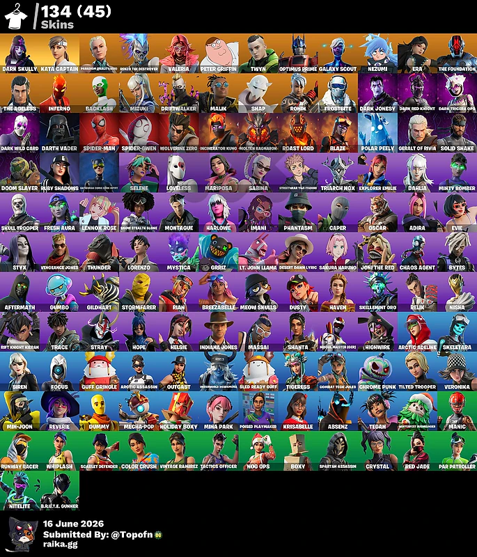 full access fortnite acc
