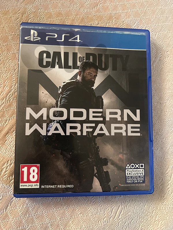 COD modern warfare, HORIZON zero dawn, SW battelfront 2