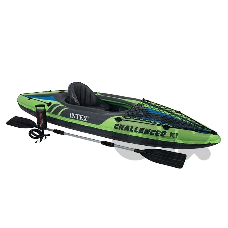 Intex Challenger K1 Inflatable Kayak 1 Person 275x91.5x32 CM - كاياك