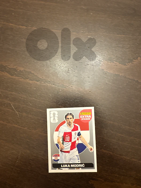 LUKA MODRIC SILVER EXTRA STICKER PANINI 2026