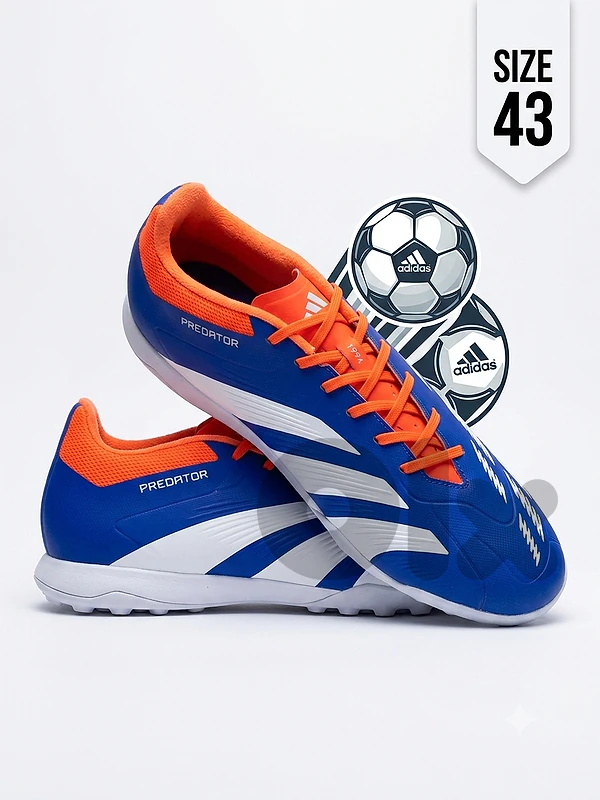 Adidas Predator 24 Turf Shoes - Size 43 ( Good Condition )
