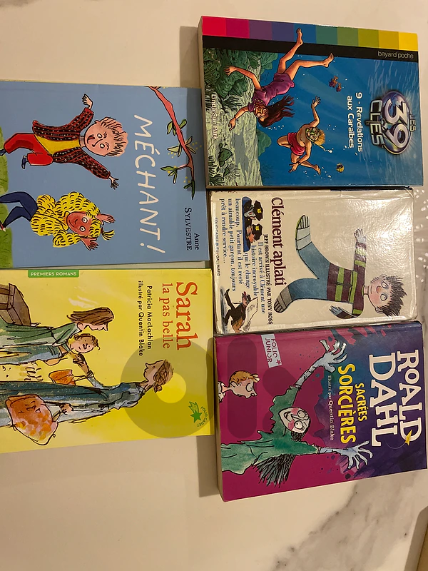 5 French books