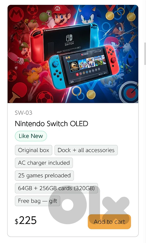 Nintendo Switch Oled
