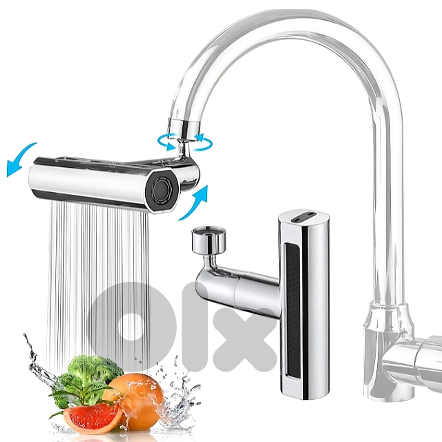Rotatable Kitchen Faucet with 360° Spray Head