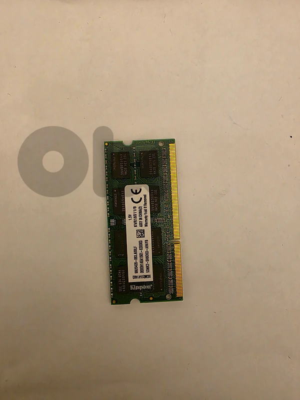 RAM 8 GB DDR3 KINTSTON LAPTOP NO BOX