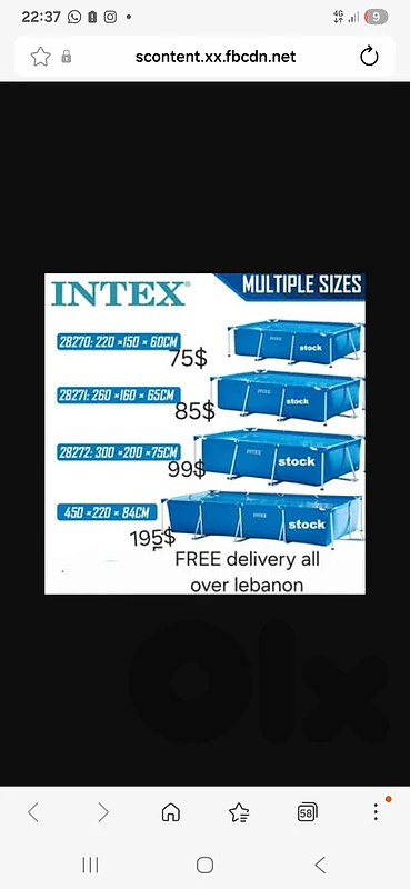 intex pool