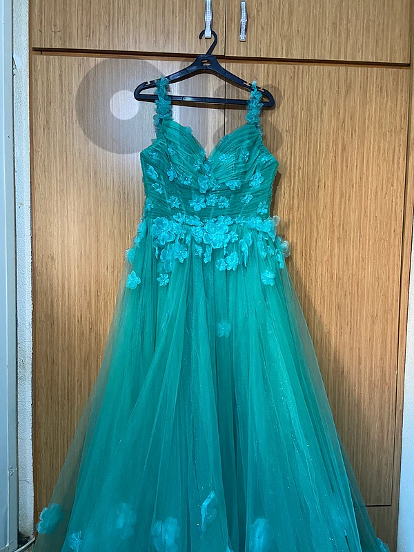 aqua dress
