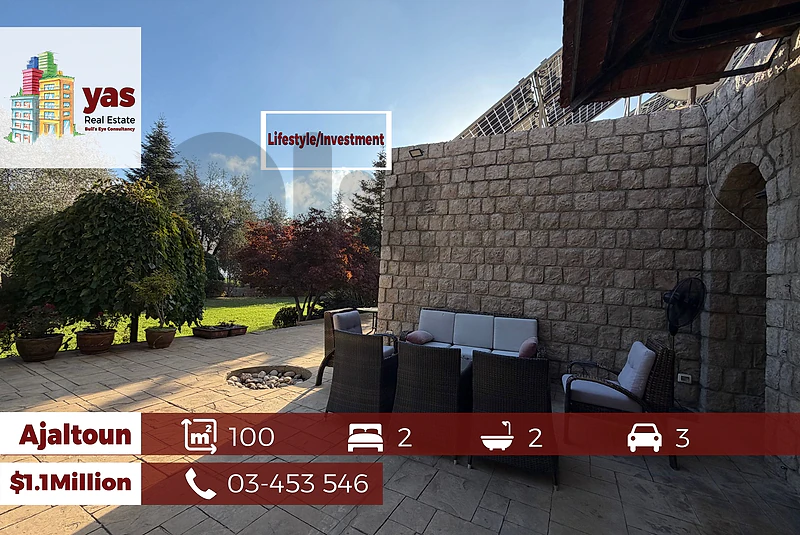 Ajaltoun 100m2 Villa | 2000m2 Land | Ultra Unique Property | PES |