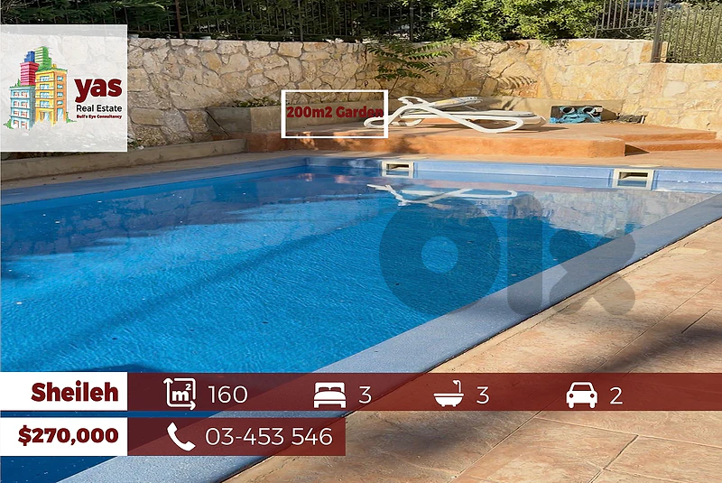 Sheileh 160m2 | 200m2 garden | Private Pool | Luxurious | View | Catch
