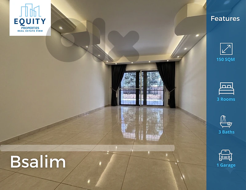 150 SQM Apartment With 120 Terrace For Rent In Bsalim #RH49350