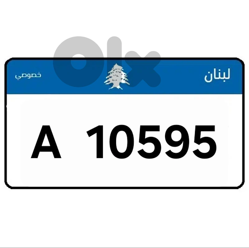 A 10595 Special Plate Number for Sale