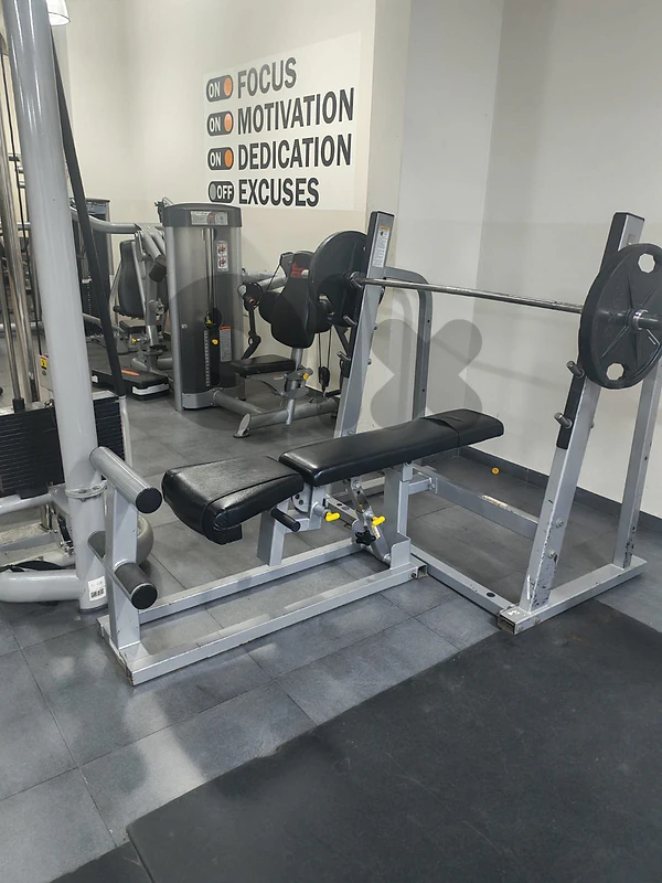 lat pull down , seated row , chest bench adjustable