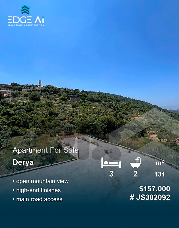 Apartment for sale , Derya Batroun , #JS302092