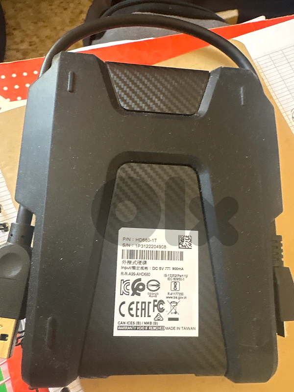 external harddisk 1Tera
