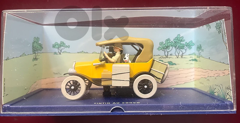 Voiture Tintin au Congo 1/43 - Ford Modèle T