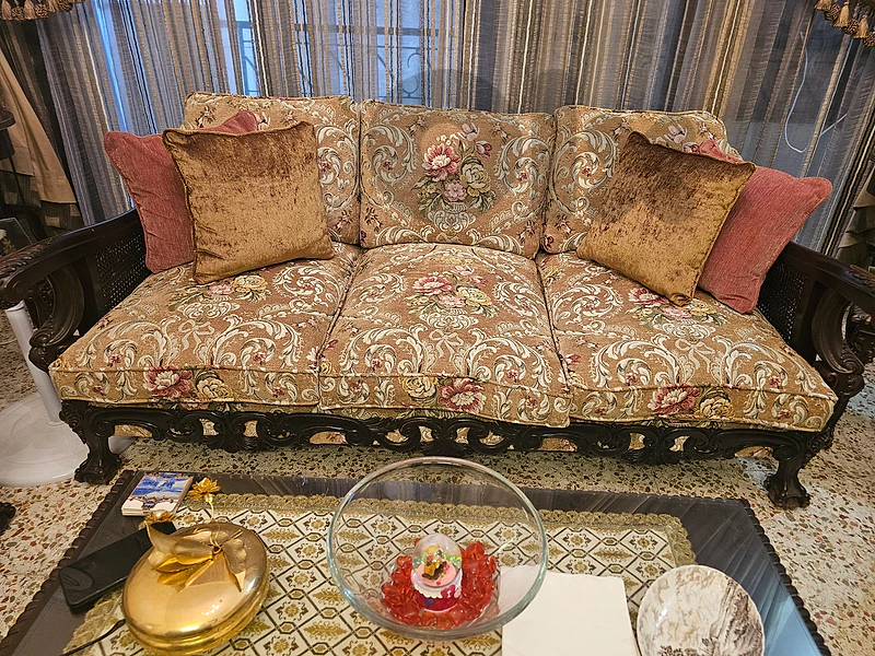 Living room or comfortable salon with tables