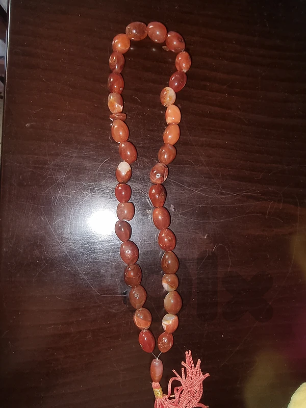 مسبحة عقيق اصلي