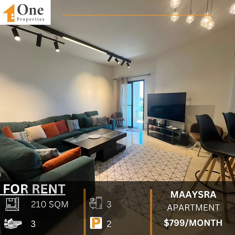 DUPLEX / APARTMENT FOR RENT IN MAAYSRA - NAHR IBRAHIM