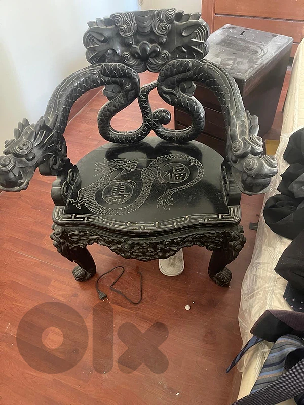 old chinese chair plus table