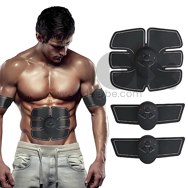 EMS 6-Pack ABS Trainer – 3-Piece Set for Muscle Tone & Fat Loss