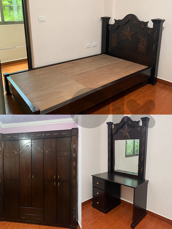 full bedroom خشب زين authentic wood