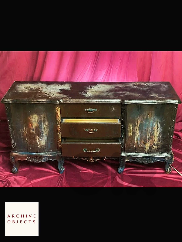 vintage cabinet refurbished