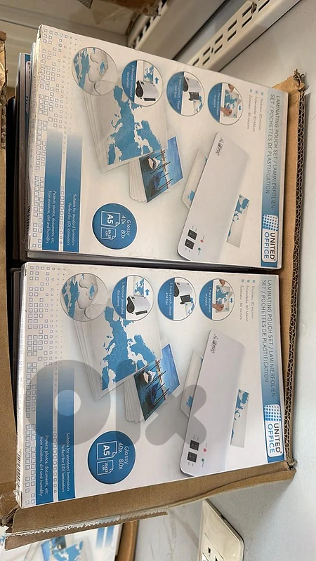 United Office Laminating Pouch Set A5 120 Pieces