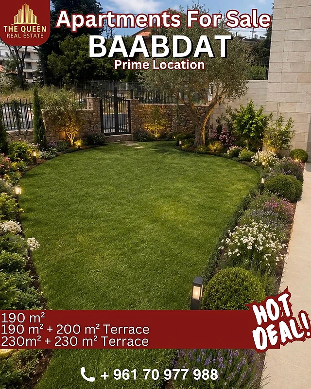 baabdat oppen view appartment for sale