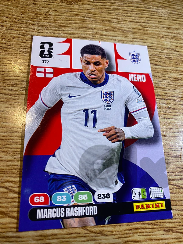 marcus rashford card