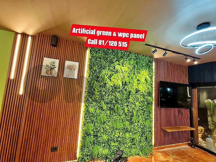 available all types luxury green wall decoration