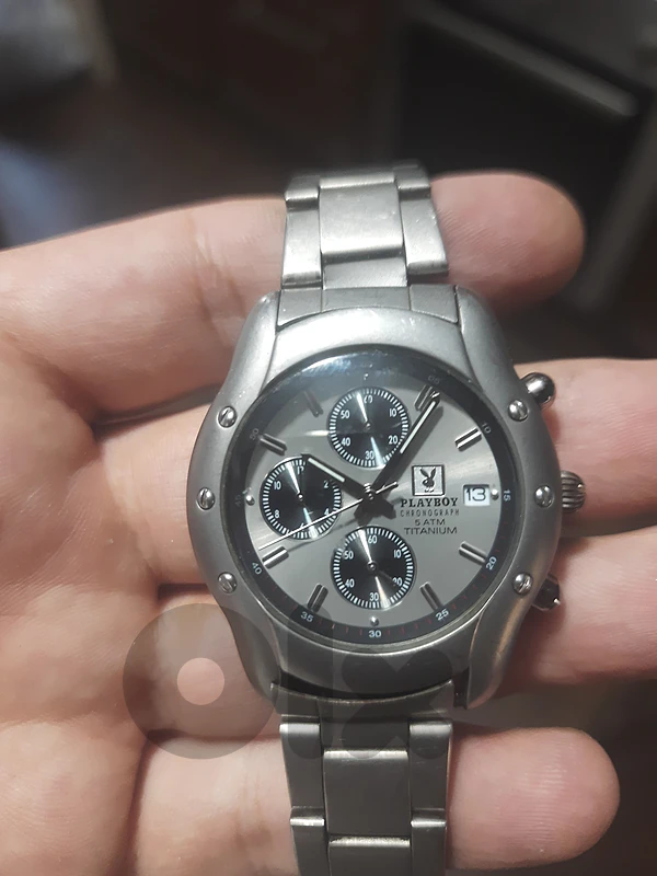 playboy swiss watch titanium
