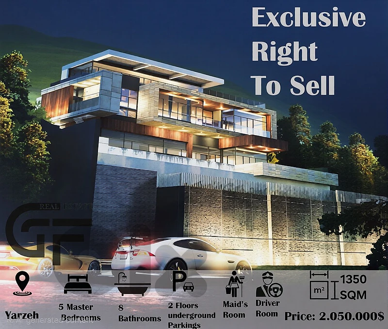 Exclusive Property | Villa For Sale in Yarzeh, Baabda