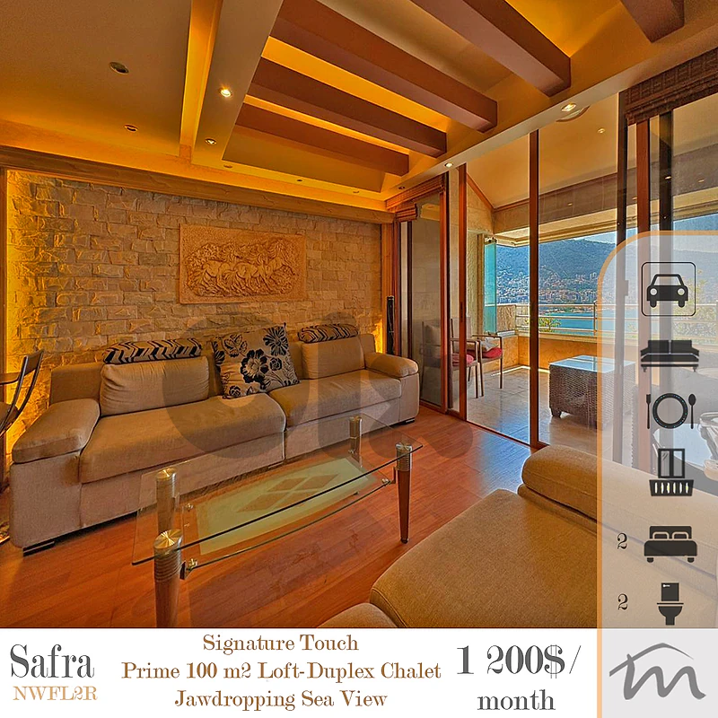 Safra | Signature Touch | Rank A 100m² Duplex Loft | Escape by the Sea