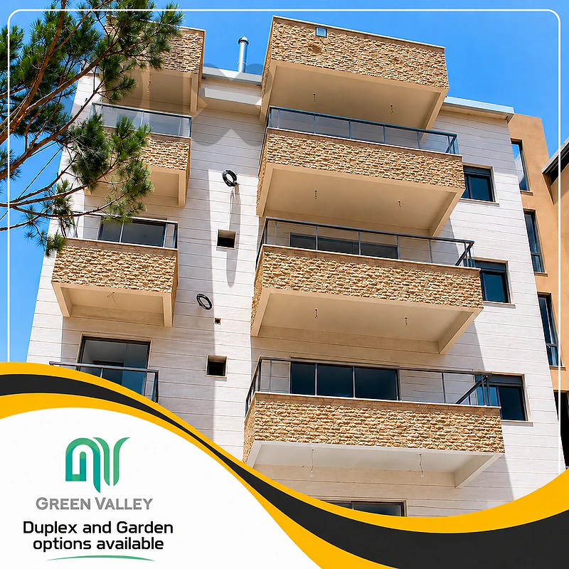 170sqm New Apt Baabdat | Panoramic View | Terrace & Duplex