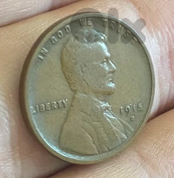 عملة ١ سنت اميركي سنة ١٩١٥ دنفر wheat penny 1915d