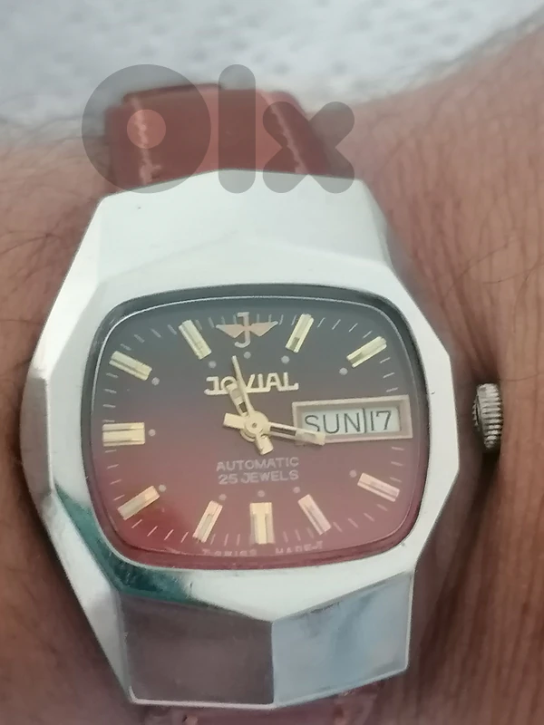 jovial  automatic watch suiss