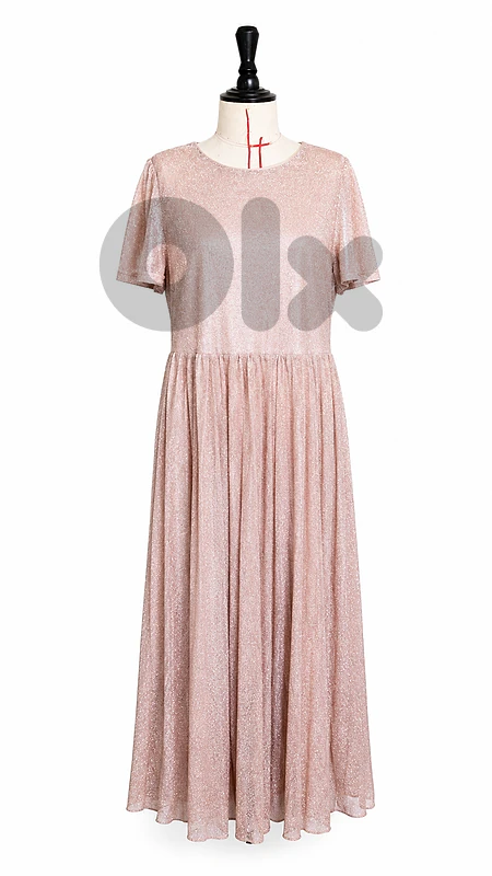 Glittery midi dress