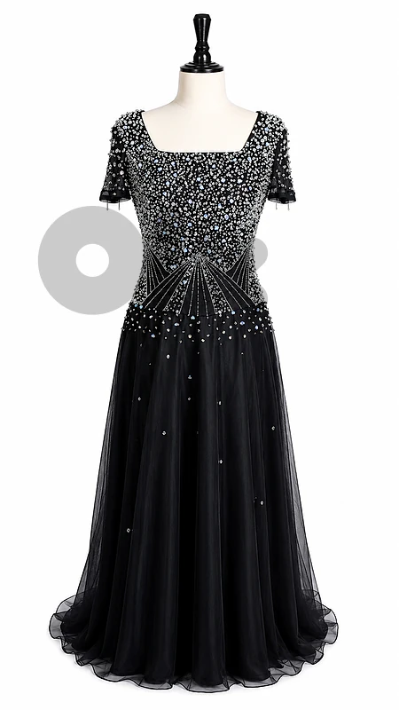 Long black dress