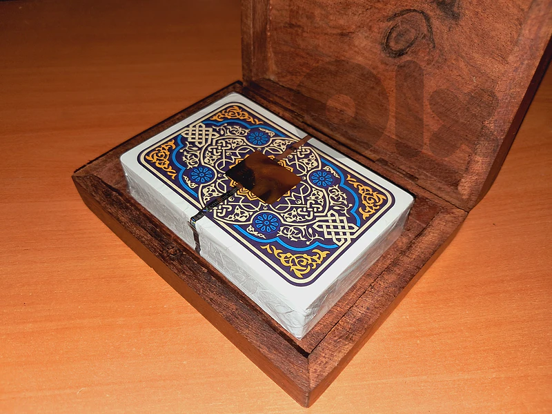 New & Sealed Original Playing Cards in a Fine Wooden Box New & Sealed Original Playing Cards in a Fine Wooden Box