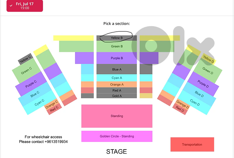 Tickets marilyne naaman’s concert beirut